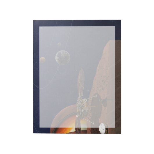 Die Wiedergeburt der Erkennungslander durch den Kü Notizblock (Rotiert)