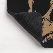Die Wiedergeburt-Schädel-Kopf-Kunst mischen cooles Mousepad (Ecke)