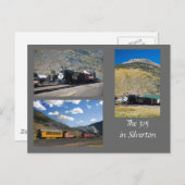 Die wiederhergestellte D&RG 315 in Silverton Postkarte (Vorne/Hinten)