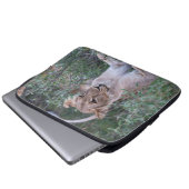 Die Wiederherstellung der Löwen in der afrikanisch Laptopschutzhülle (Vorne Knopf)