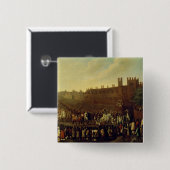 Die Wiederherstellung von Charles II bei Whitehall Button (Vorne & Hinten)