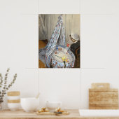Die Wiege, Camille, Jean - Claude Monet Fine Art Poster (Küche)