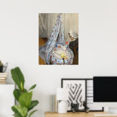 Die Wiege, Camille, Jean - Claude Monet Fine Art Poster (Heimbüro)