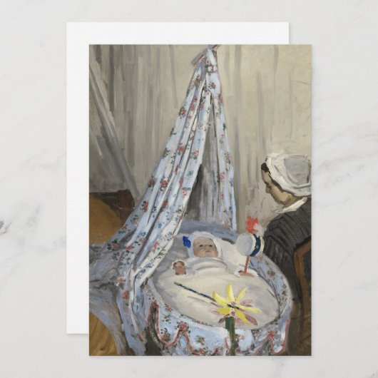 Die Wiege | Claude Monet (Vorne/Hinten)