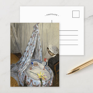 Die Wiege   Claude Monet Postkarte