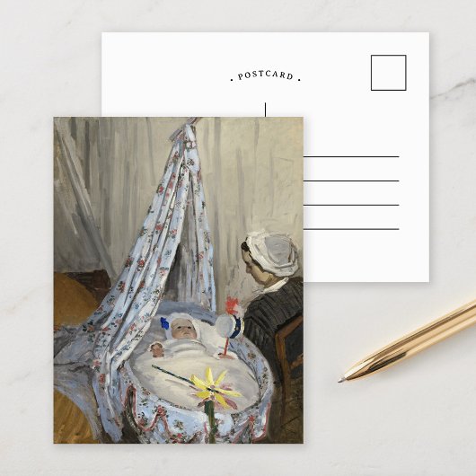 Die Wiege | Claude Monet Postkarte
