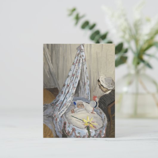 Die Wiege | Claude Monet Postkarte (Stehend Vorderseite)