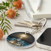 Die Wiege des Lebens - Eine Schlüsselkette digital Schlüsselanhänger (Vorderseite rechts)