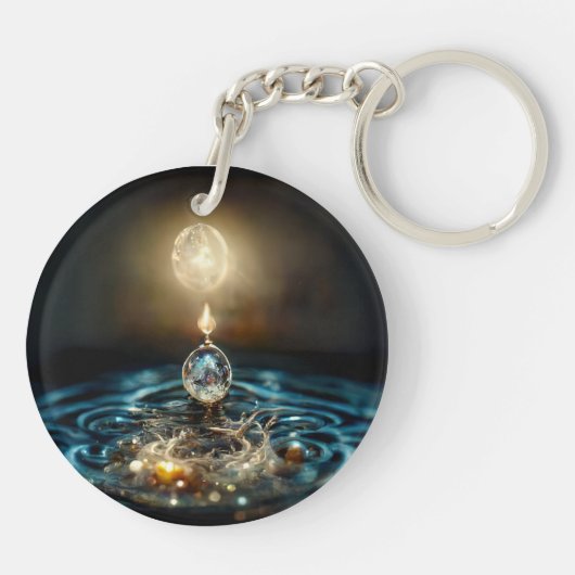 Die Wiege des Lebens - Eine Schlüsselkette digital Schlüsselanhänger (Rückseite)