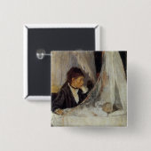 Die Wiege von Berthe Morisot Button (Vorne & Hinten)