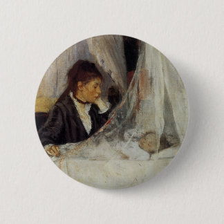 Die Wiege von Berthe Morisot Button