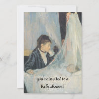 Die Wiege von Berthe Morisot, eine elegante Babydu