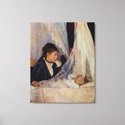 Die Wiege von Berthe Morisot Leinwanddruck (Vorderseite)
