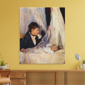 Die Wiege von Berthe Morisot Leinwanddruck (Insitu (Wohnzimmer))