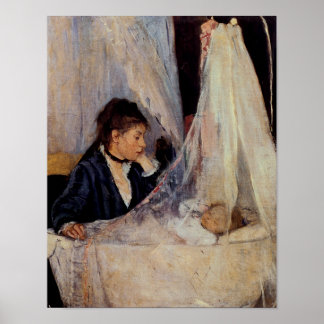 Die Wiege von Berthe Morisot Poster