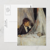 Die Wiege von Berthe Morisot Postkarte (Vorne/Hinten)