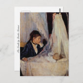 Die Wiege von Berthe Morisot Postkarte (Vorne/Hinten)