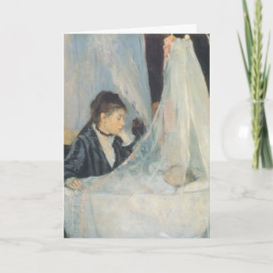 Die Wiege von Morisot Vintage Willkommen in der We Karte