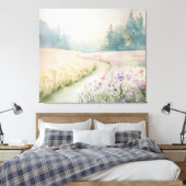 Die Wiese in der blühenden Leinwand Mauer Kunst (Insitu (Schlafzimmer))