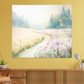 Die Wiese in der blühenden Leinwand Mauer Kunst (Insitu (Wohnzimmer))