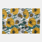 Die Wiese in Gelb Geschirrtuch (Horizontal)