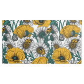 Die Wiese in Gelb Kissenbezug (Vorderseite-Links)