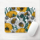 Die Wiese in Gelb Mousepad (Mit Mouse)