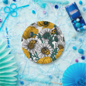 Die Wiese in Gelb Pappteller (Party)