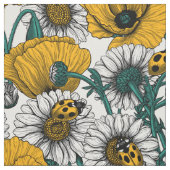 Die Wiese in Gelb Stoff (Muster)