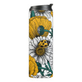 Die Wiese in Gelb Thermosbecher (Nach links gedreht)