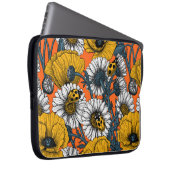 Die Wiese in Gelb und Blau Laptopschutzhülle (Vorne Rechts)