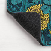 Die Wiese in Gelb und Blau Mousepad (Ecke)