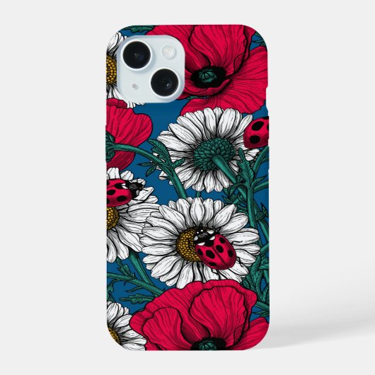 Die Wiese iPhone 15 Hülle (Rückseite)