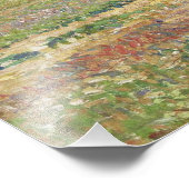 Die Wiese mit grauem Pferd, Eragny, Ölmalerei Fotodruck (Ecke)