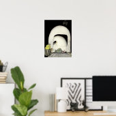 Die Wig des Herrn wurde entfernt, während er schli Poster (Heimbüro)