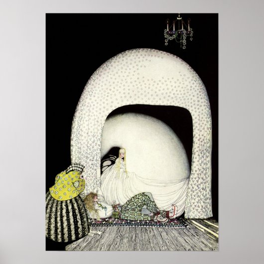 Die Wig des Herrn wurde entfernt, während er schli Poster (Vorne)