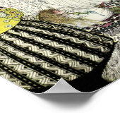 Die Wig des Herrn wurde entfernt, während er schli Poster (Ecke)