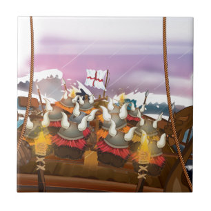 Die Wikinger Fliese
