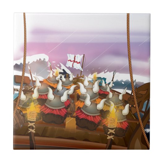 Die Wikinger Fliese (Vorderseite)