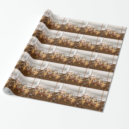 Die Wikinger Geschenkpapier (Ungerollt)