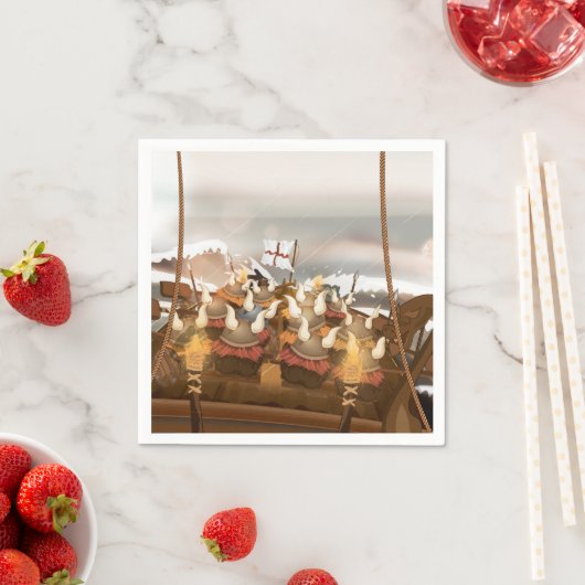 Die Wikinger Serviette (Beispiel)