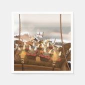 Die Wikinger Serviette (Vorderseite)