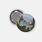 Die Wikingerin Magnet (Vorderseite/Rückseite)