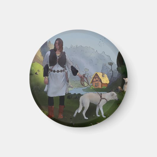 Die Wikingerin Magnet (Vorne)