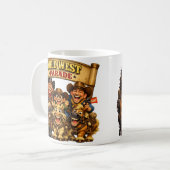 Die "Wild West Parade"-Serie Kaffeetasse (Vorderseite Links)