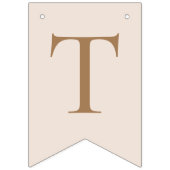 Die Wildblume ist modern und blumig. Wimpelkette (Erste Fahne)