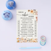 Die Wildblumen im Herbst würden eher ein Duschspie Flyer (Einzeln)