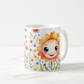 Die wilde Blume Kaffeetasse (VorderseiteRechts)