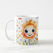 Die wilde Blume Kaffeetasse (Links)
