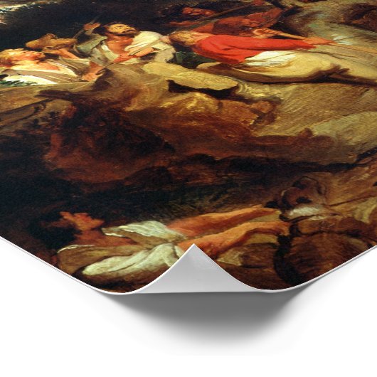 Die wilde Boarenjagd Poster (Ecke)